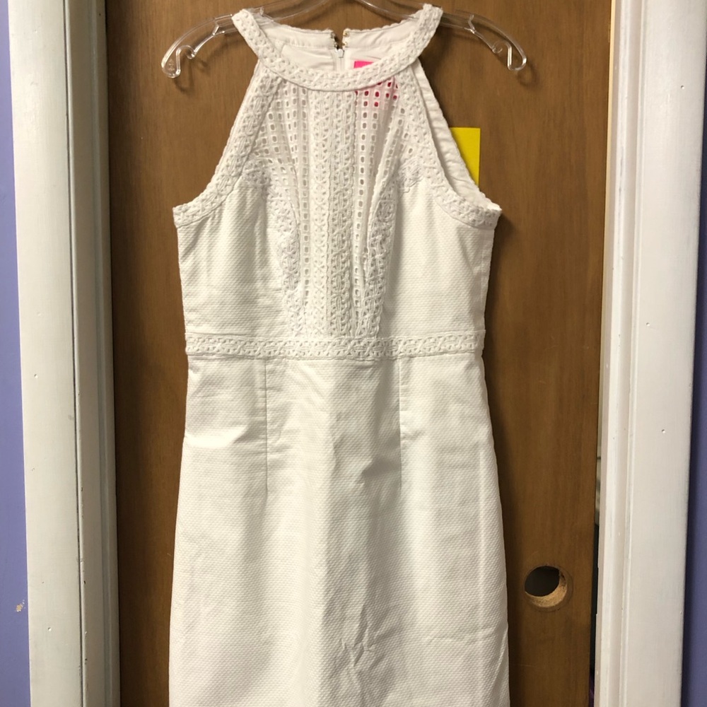 Lilly Pulitzer White Halter Dress